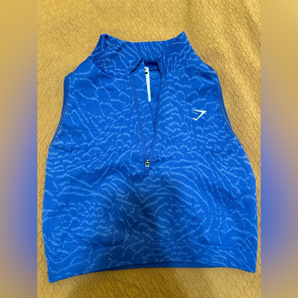 Women’s Gymshark Quarter Zip Tank Top